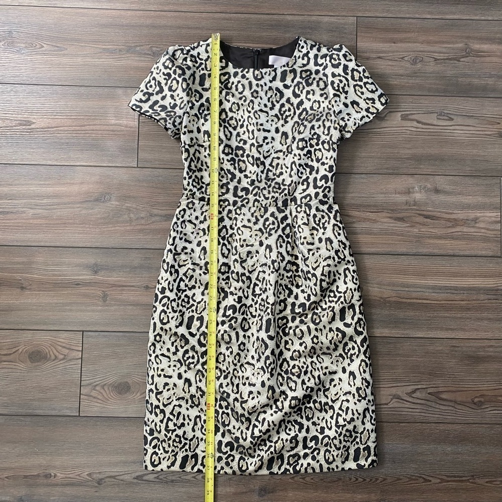 Rachel Parcell Metallic Leopard Print Puff Sleeve Dress - Picture 13 of 13